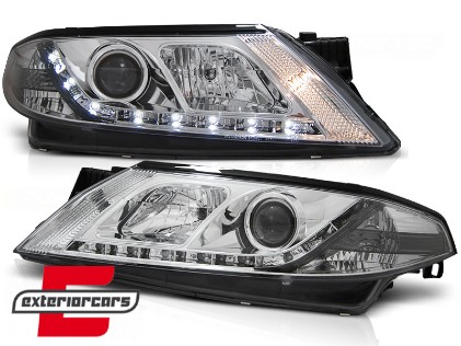 Prednja svjetla LED DayLight (chrome) / Renault Laguna 2 (2001-2005), LPRE17