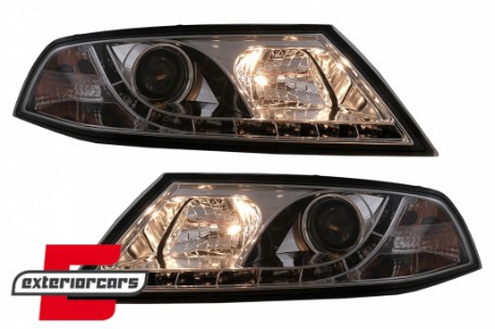 Prednja svjetla LED DayLight (chrome) / Škoda Octavia II (2004-2008), LPSK07