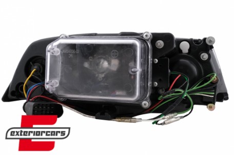 Prednja svjetla LED DayLight (chrome) / Škoda Octavia II (2004-2008), LPSK07
