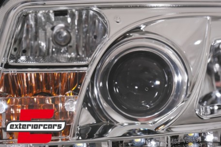 Prednja svjetla LED DayLight (chrome) / Volkswagen Bora (09.1998-07.2005), LPVWA1