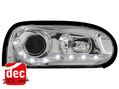Prednja svjetla LED DayLight (chrome) / Volkswagen Golf 3 (09.1991-08.1997), LPVW39