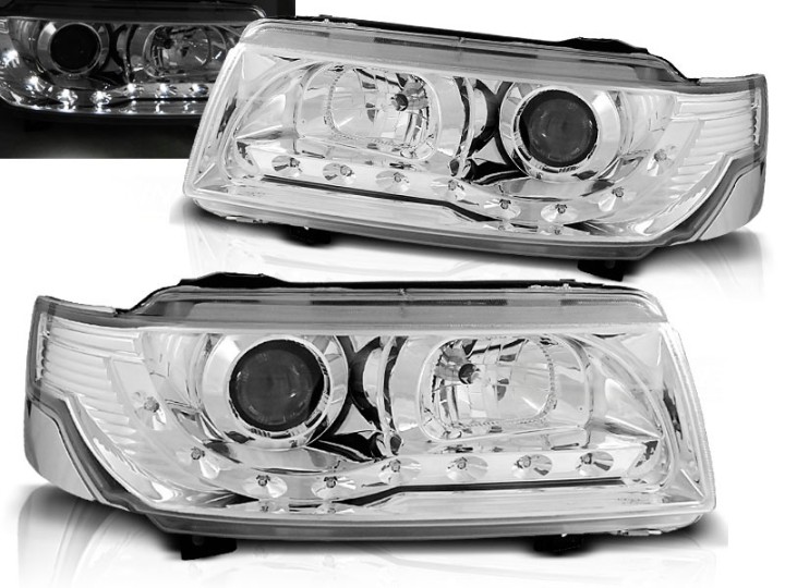 Prednja svjetla LED DayLight (chrome) / Volkswagen Passat B4 (11.1993-05.1997), LPVW96