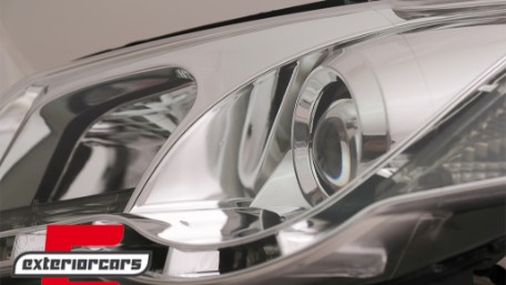Prednja svjetla LED DayLight (chrome) / Volkswagen Passat B6 3C (03.2005-2010), LPVWC1
