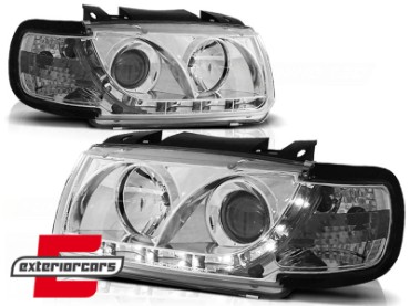 Prednja svjetla LED DayLight (chrome) / Volkswagen Polo 6N (10.1994-09.1999), LPVWA3