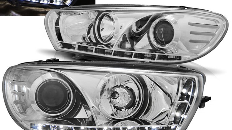 Prednja svjetla LED DayLight (chrome) / Volkswagen Scirocco (2008-04.2014), LPVWA9