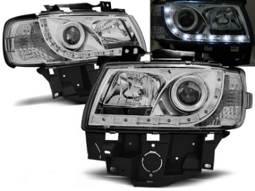 Prednja svjetla LED DayLight (chrome) / Volkswagen T4 Bus (08.1996-03.2003), LPVWB5