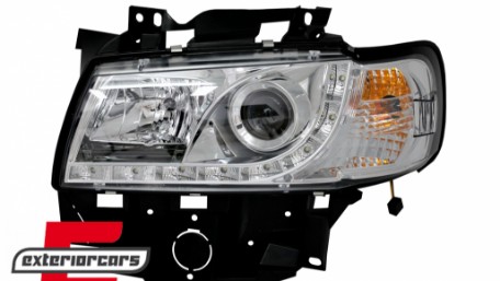 Prednja svjetla LED DayLight (chrome) / Volkswagen T4 Bus (08.1996-03.2003), LPVWB5