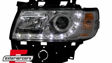 Prednja svjetla LED DayLight (chrome) / Volkswagen T4 Bus (08.1996-03.2003), LPVWB5