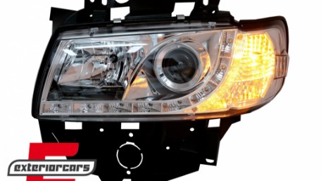 Prednja svjetla LED DayLight (chrome) / Volkswagen T4 Bus (08.1996-03.2003), LPVWB5