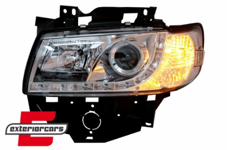 Prednja svjetla LED DayLight (chrome) / Volkswagen T4 Bus (08.1996-03.2003), LPVWB5