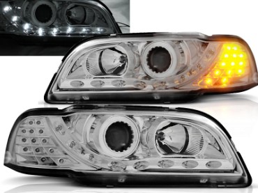 Prednja svjetla LED DayLight (chrome) / VOLVO S40/V40 (96-00), LPVO09