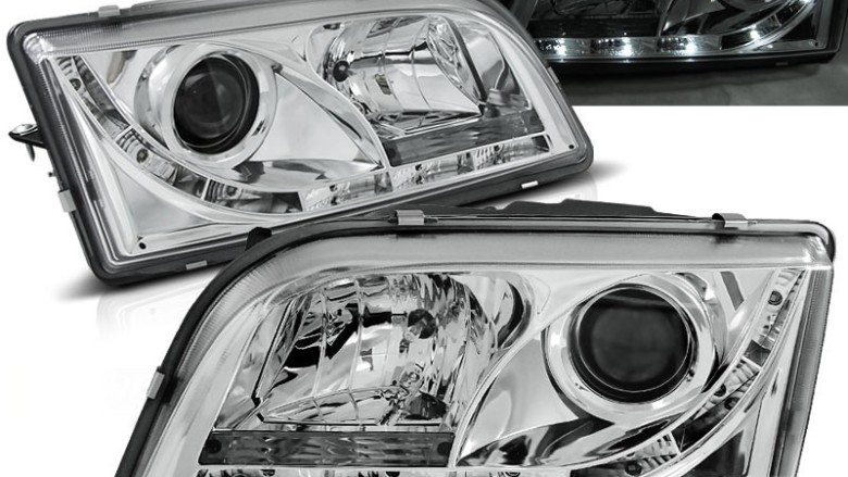 Prednja svjetla LED DayLight (chrome) / VOLVO S40/V40 (96-03), LPVO07