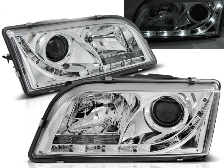 Prednja svjetla LED DayLight (chrome) / VOLVO S40/V40 (96-03), LPVO07