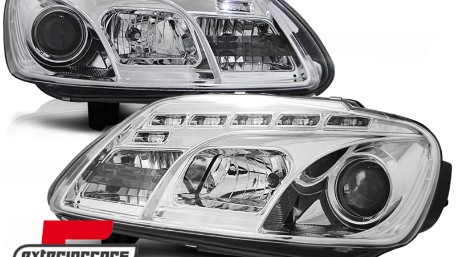Prednja svjetla LED DayLight (chrome) / VW Caddy (2003-2010) Touran I (2003-2006), LPVWC3