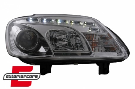 Prednja svjetla LED DayLight (chrome) / VW Caddy (2003-2010) Touran I (2003-2006), LPVWC3
