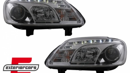 Prednja svjetla LED DayLight (chrome) / VW Caddy (2003-2010) Touran I (2003-2006), LPVWC3