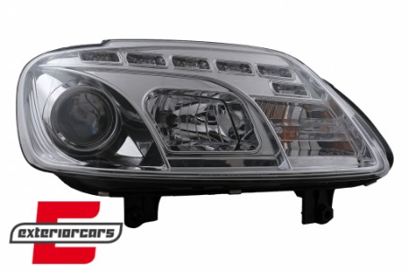Prednja svjetla LED DayLight (chrome) / VW Caddy (2003-2010) Touran I (2003-2006), LPVWC3