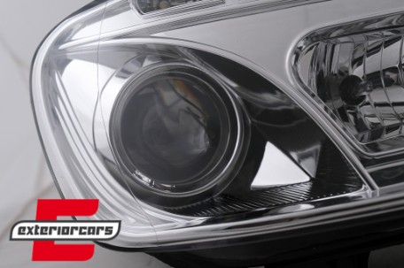 Prednja svjetla LED DayLight (chrome) / VW Caddy (2003-2010) Touran I (2003-2006), LPVWC3