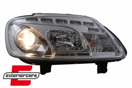 Prednja svjetla LED DayLight (chrome) / VW Caddy (2003-2010) Touran I (2003-2006), LPVWC3