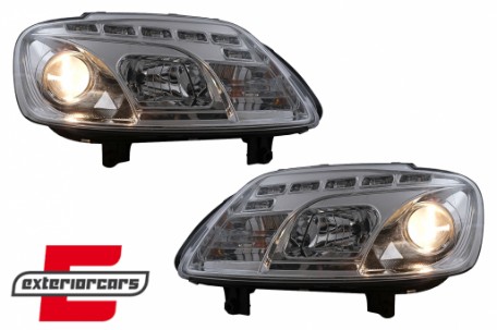 Prednja svjetla LED DayLight (chrome) / VW Caddy (2003-2010) Touran I (2003-2006), LPVWC3