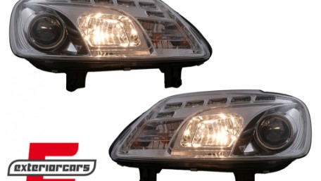Prednja svjetla LED DayLight (chrome) / VW Caddy (2003-2010) Touran I (2003-2006), LPVWC3