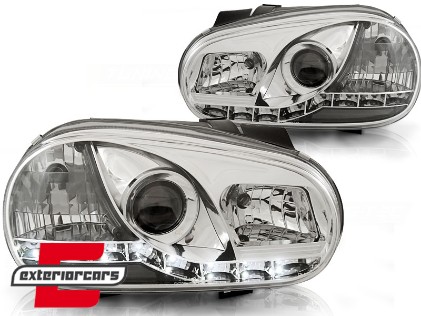 Prednja svjetla LED DayLight (chrome) / VW Golf 4 (1997-2005), LPVW85