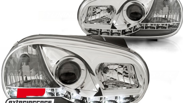 Prednja svjetla LED DayLight (chrome) / VW Golf 4 (1997-2005), LPVW85