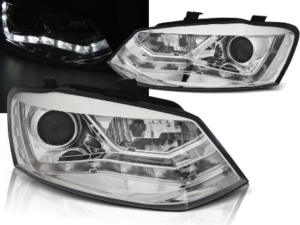 Prednja svjetla LED DayLight (chrome) / VW Polo 6R (03.2009-03.2014), LPVWN5