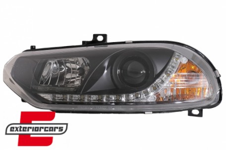 Prednja svjetla LED DayLight (crna) / Alfa Romeo 156 (1997-2003), LPAR02