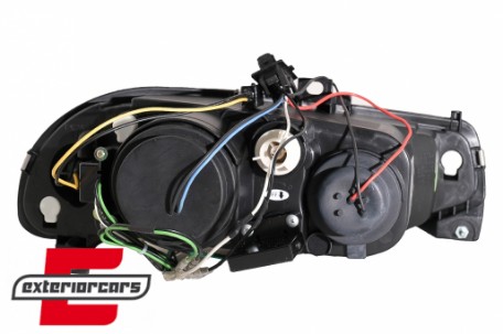 Prednja svjetla LED DayLight (crna) / Alfa Romeo 156 (1997-2003), LPAR02