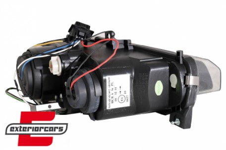 Prednja svjetla LED DayLight (crna) / Alfa Romeo 156 (1997-2003), LPAR02