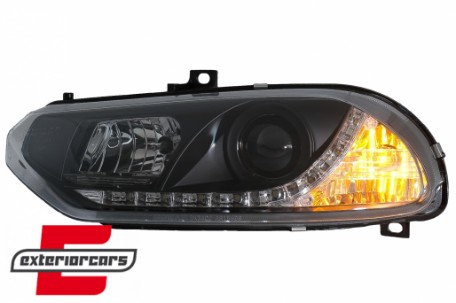 Prednja svjetla LED DayLight (crna) / Alfa Romeo 156 (1997-2003), LPAR02