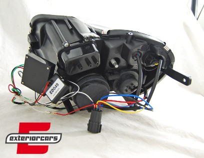 Prednja svjetla LED DayLight (crna) / Alfa Romeo Mito (2008-2019), LPAR06