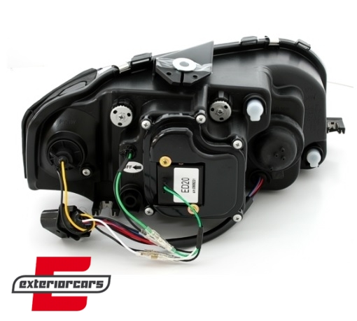 Prednja svjetla LED DayLight (crna) / Audi A3 8P 8PA (2003-2008), LPAU44