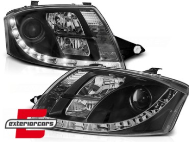 Prednja svjetla LED DayLight (crna) / Audi TT (1999-2006), LPAU50
