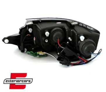 Prednja svjetla LED DayLight (crna) / Audi TT (1999-2006), LPAU50