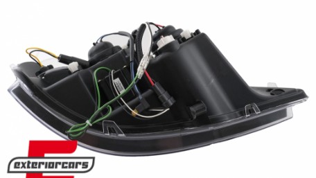 Prednja svjetla LED DayLight (crna) / Opel Astra G (1997-2004), LPOP40