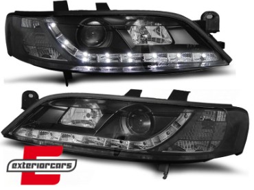 Prednja svjetla LED DayLight (crna) / Opel Vectra B (11.1995-1998), LPOP54