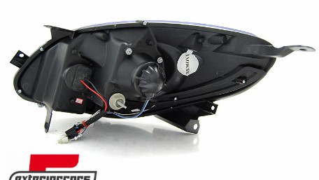 Prednja svjetla LED DayLight (crna) / Renault Twingo (2007-2011), LPRE36