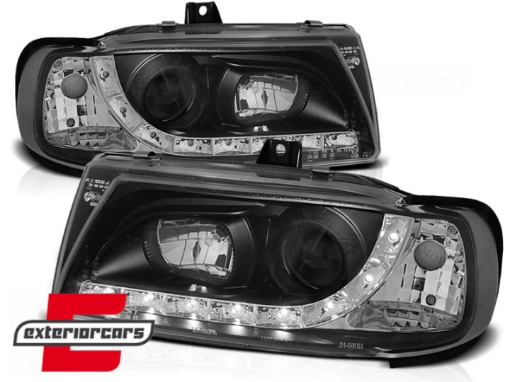 Prednja svjetla LED DayLight (crna) / SEAT IBIZA/CORDOBA (93-99), LPSE14