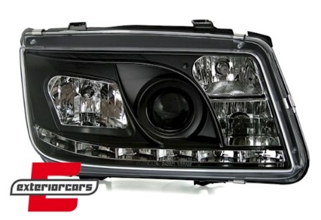 Prednja svjetla LED DayLight (crna) / Volkswagen Bora (09.1998-07.2005), LPVWA2