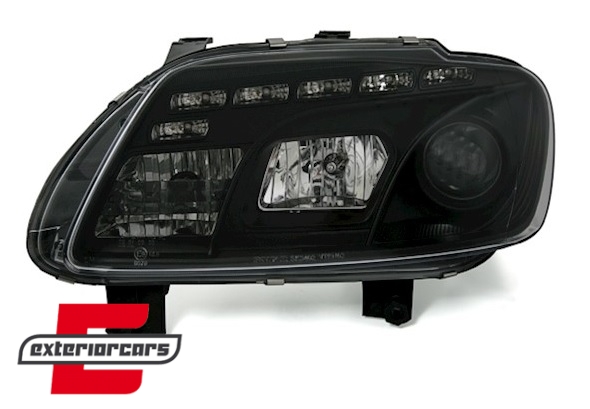 Prednja svjetla LED DayLight (crna) / VW Caddy (2003-2010) Touran I (2003-2006), LPVWC4