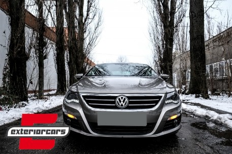 Prednja svjetla LED DayLight (crna) / VW Passat CC (2008-2012), LPVWJ5