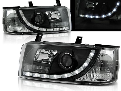 Prednja svjetla LED DayLight (crna) / VW T4 (1990-03.2003), LPVW84