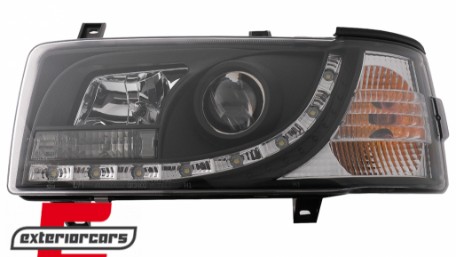 Prednja svjetla LED DayLight (crna) / VW T4 (1990-03.2003), LPVW84
