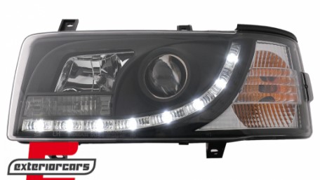 Prednja svjetla LED DayLight (crna) / VW T4 (1990-03.2003), LPVW84