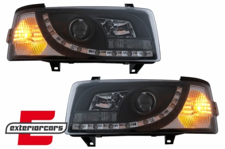 Prednja svjetla LED DayLight (crna) / VW T4 (1990-03.2003), LPVW84