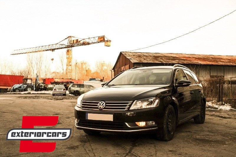 Prednja svjetla LED DayLight (crna) / VW Volkswagen Passat B7 (2010-2014), LPVWK4
