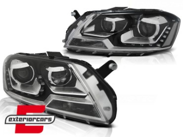 Prednja svjetla LED DayLight (crna) / VW Volkswagen Passat B7 (2010-2014), LPVWM8