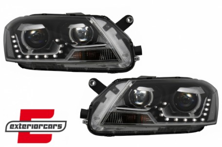 Prednja svjetla LED DayLight (crna) / VW Volkswagen Passat B7 (2010-2014), LPVWM8